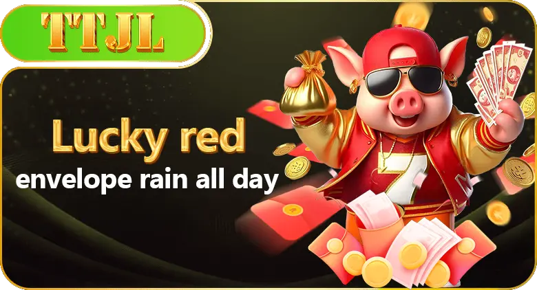 Lucky red envelope rain all day